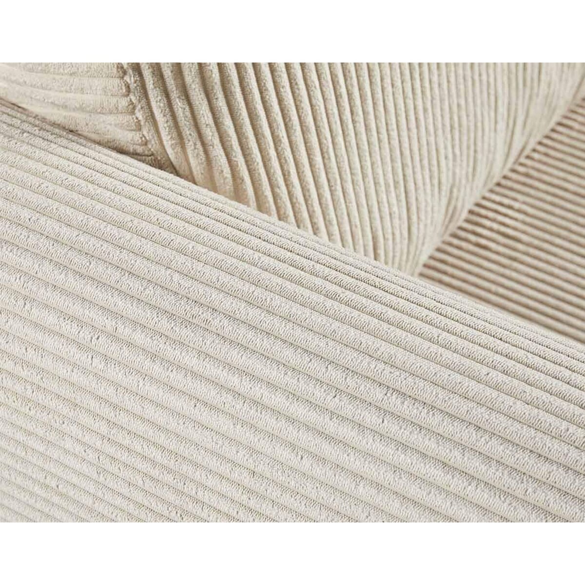 BEST MOBILIER Marilia - canapé 3 places - convertible déplimousse - en velours côtelé