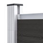Voir la diapositive 5 : VIDAXL Panneau de cloture WPC 175x186 cm Noir