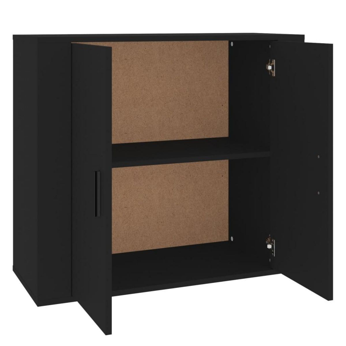 VIDAXL Buffet Noir 80x33x70 cm Bois d'ingenierie