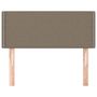 Voir la diapositive 3 : VIDAXL Tete de lit Taupe 90x5x78/88 cm Tissu