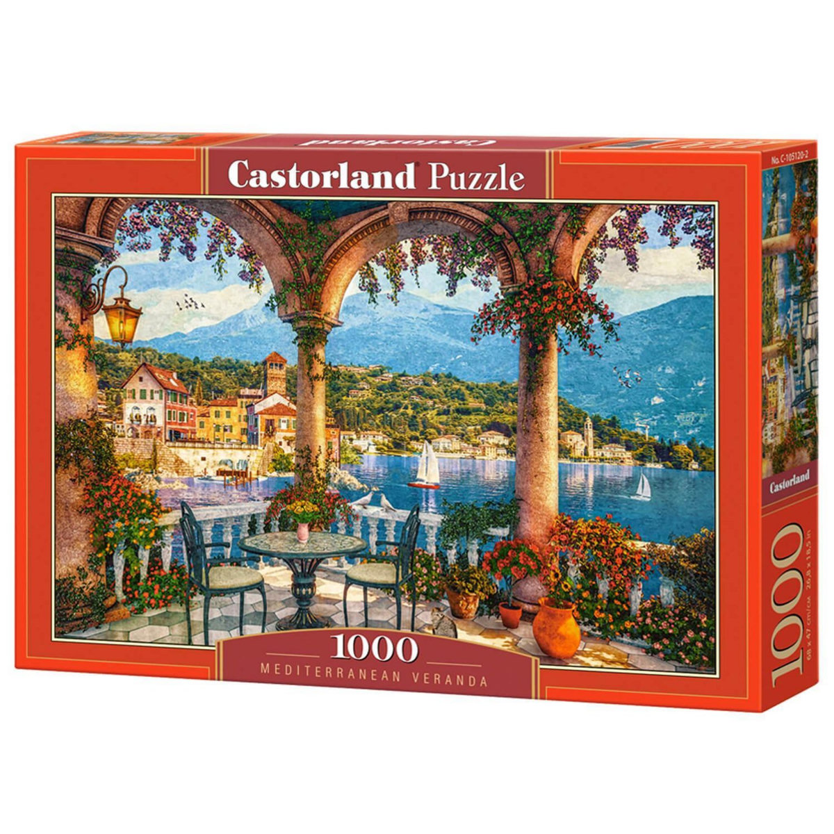 Castorland Puzzle 1000 pièces : Véranda Méditerranéenne