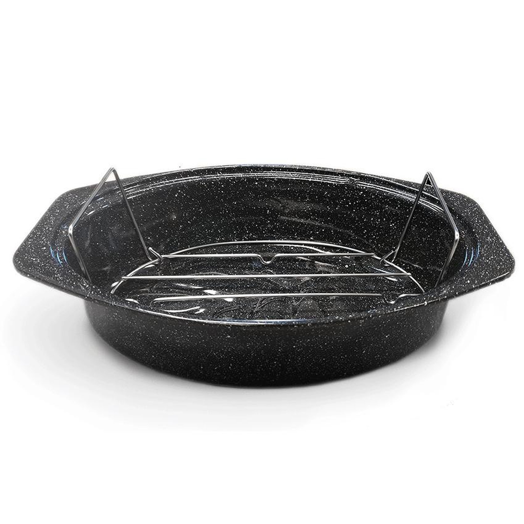 Voir la diapositive 2 : Warmcook Cocotte ovale en acier carbon 33x20cm + grille - 6106+2007