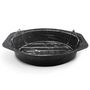 Voir la diapositive 2 : Warmcook Cocotte ovale en acier carbon 33x20cm + grille - 6106+2007