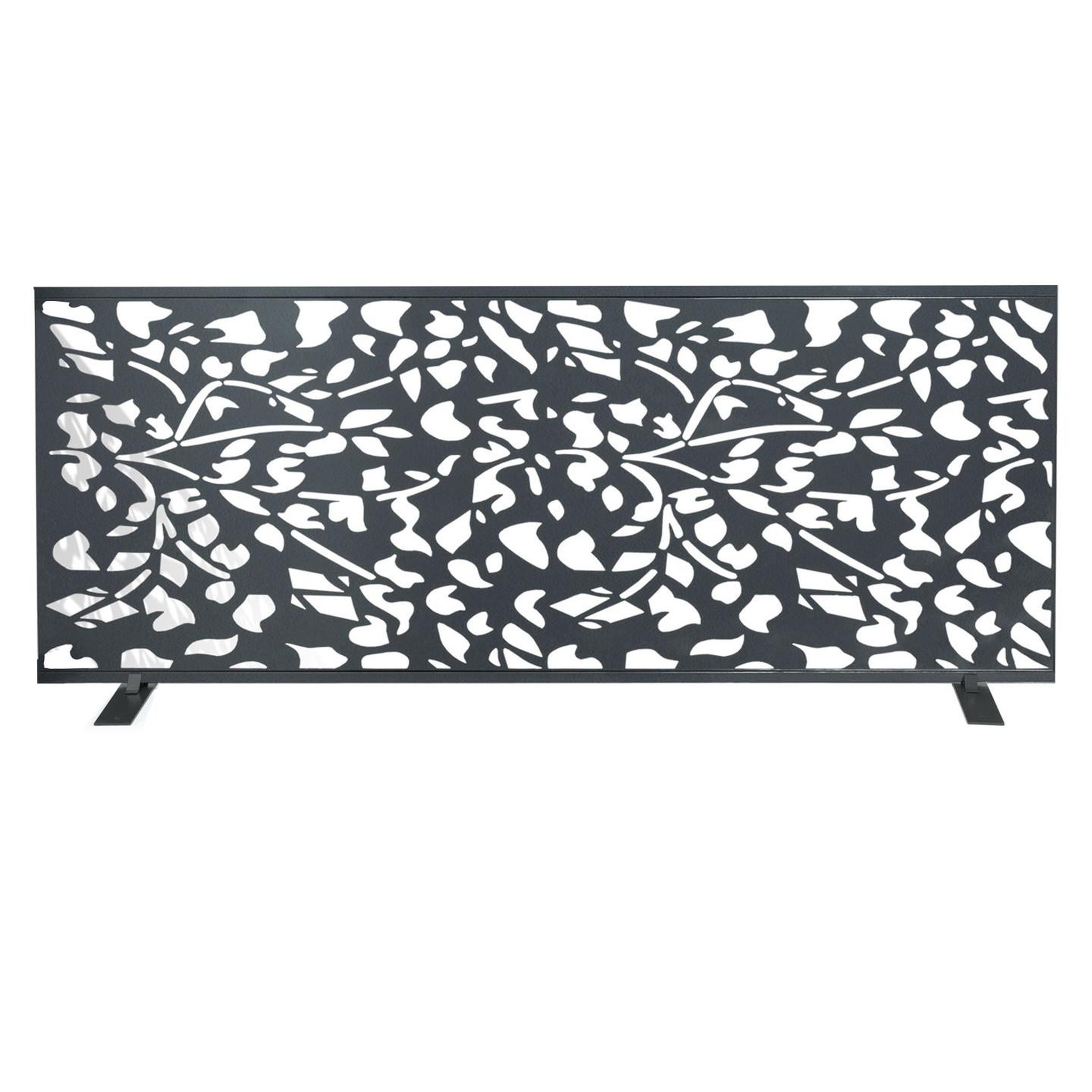 Voir la diapositive 4 : ID MARKET Panneau décoratif universel 150 x 50 cm flower gris