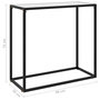 Voir la diapositive 6 : VIDAXL Table console Blanc 80x35x75 cm Verre trempe