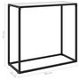 Voir la diapositive 6 : VIDAXL Table console Blanc 80x35x75 cm Verre trempe