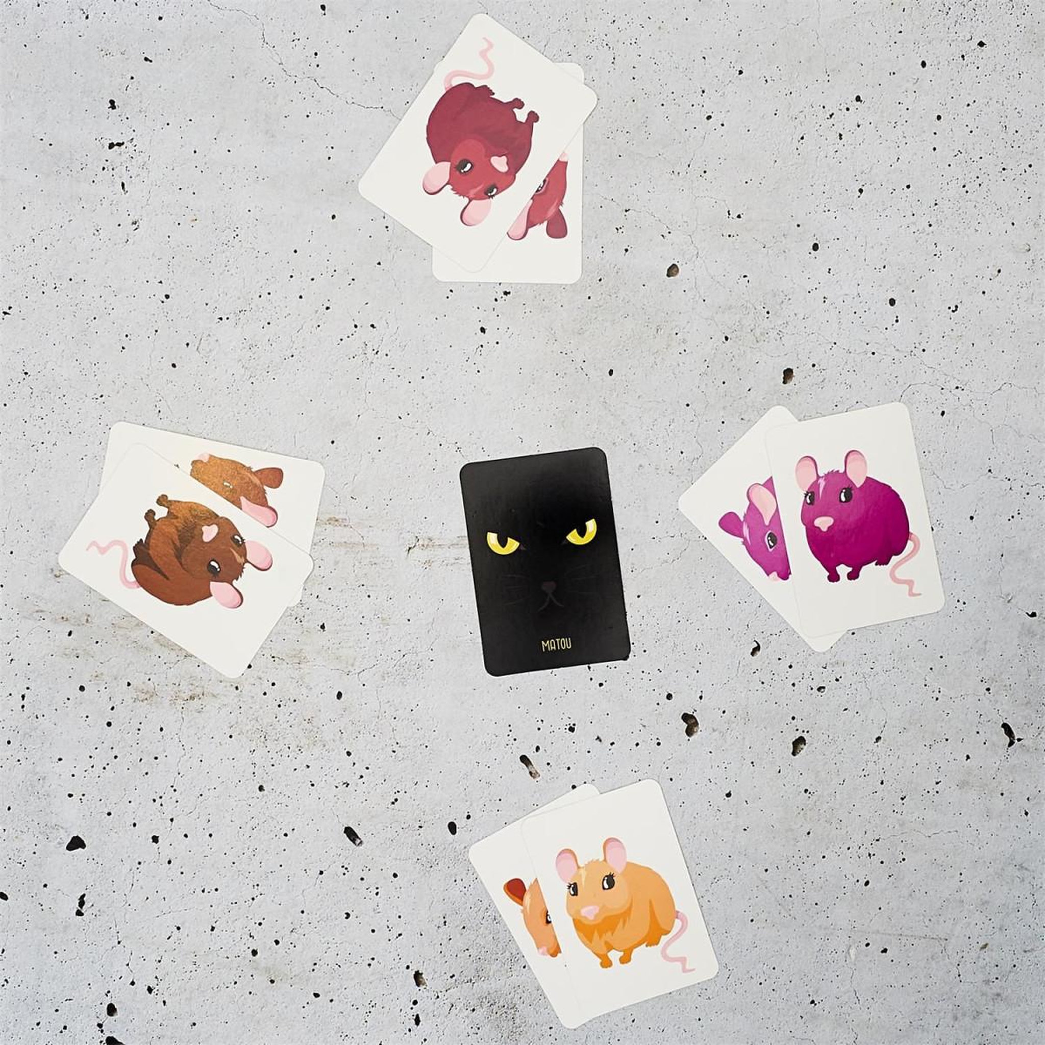 Voir la diapositive 6 : Jeux 2 momes Jeu des Paires  60 Cartes  9cm Multicolore