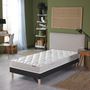 Voir la diapositive 2 : IDLITERIE Ensemble Matelas 100% latex 5 zones ORIGINEL + Sommier - Spécial Dos Sensible - Fabriqué en France
