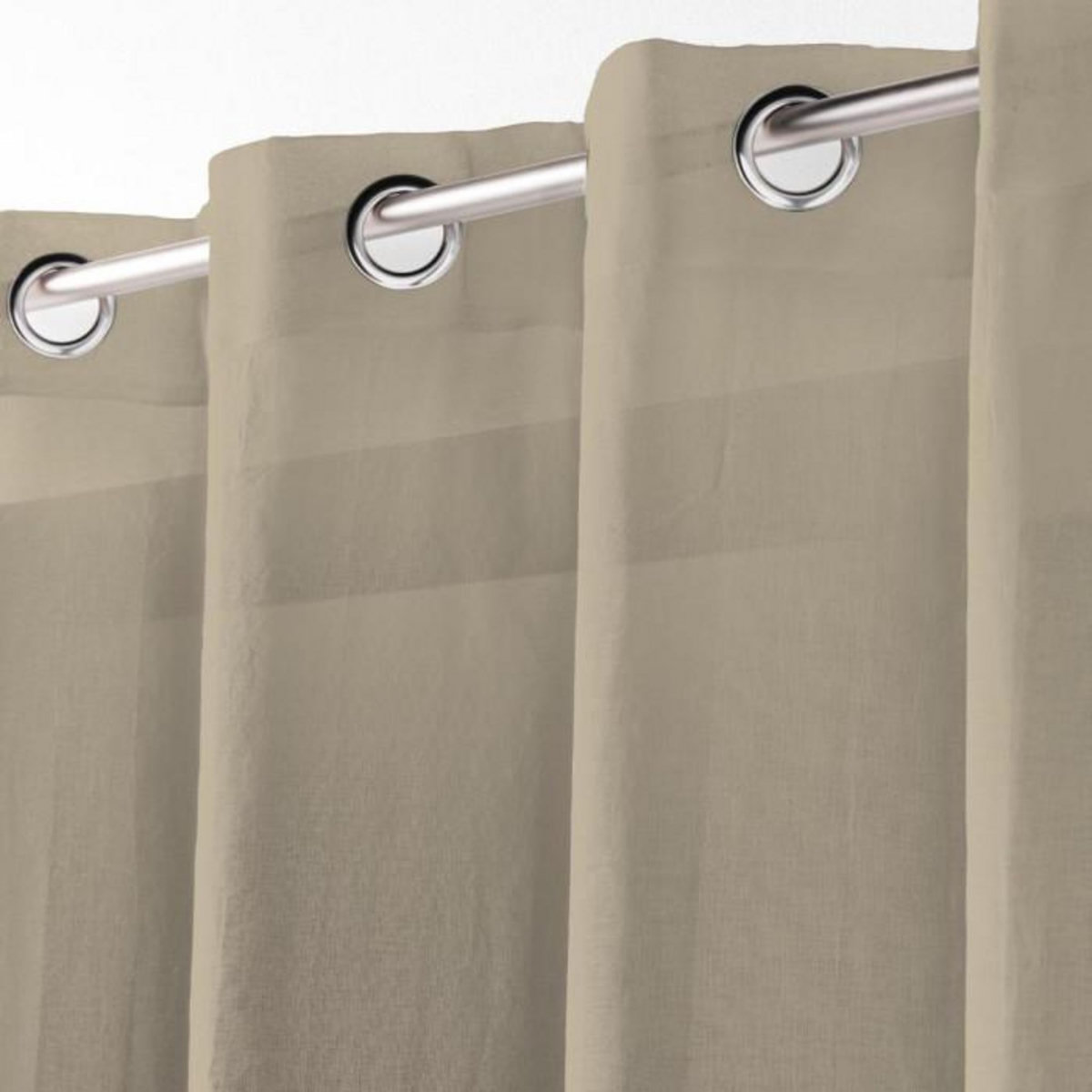 Paris Prix Rideau Voilage Étamine  Telma  140x280cm Lin