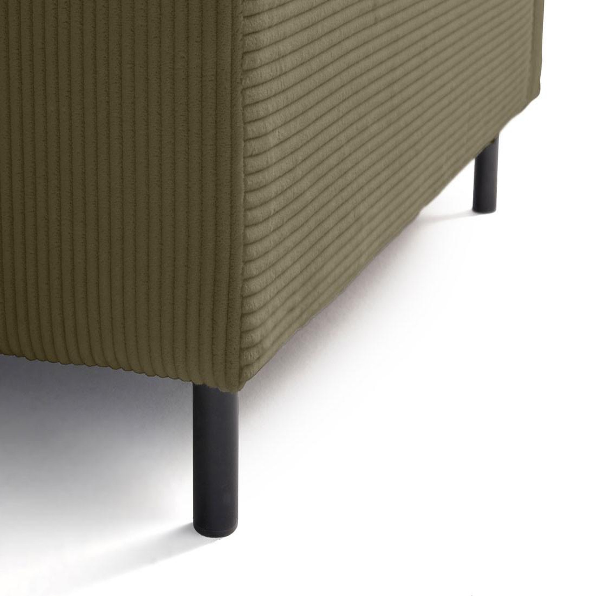 Voir la diapositive 6 : LISA DESIGN Edinburg - pouf modulable - en velours côtelé
