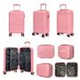 Voir la diapositive 3 : Little Marcel Lot valise cabine 55cm plus un vanity rigide