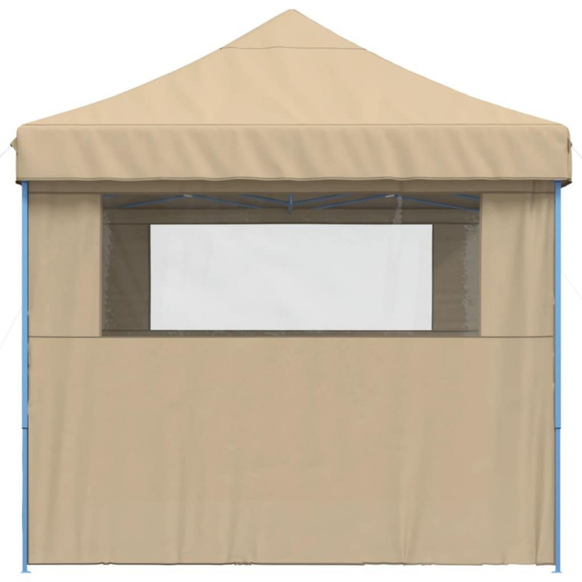 VIDAXL Tente de reception pliable escamotable avec 3 parois laterales