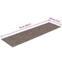 Voir la diapositive 6 : VIDAXL Tapis d'escalier autocollants Rectangulaire 15pcs 76x20cm Creme