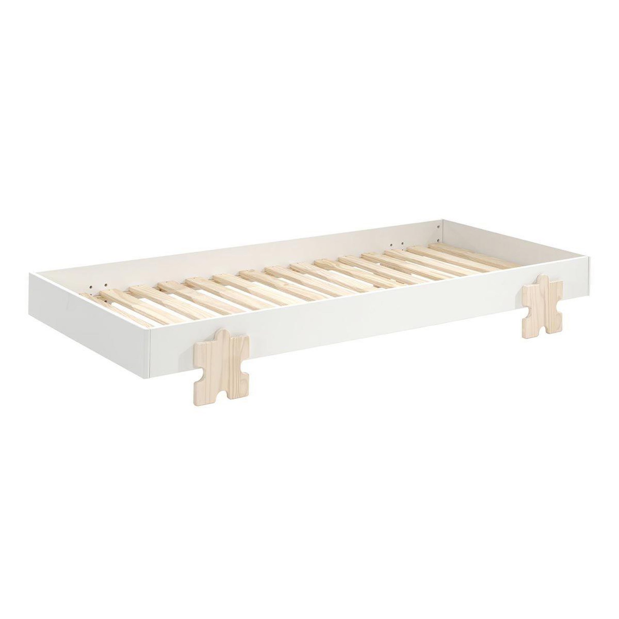 Paris Prix Lit enfant en bois  modulo puzzle  90x200cm blanc