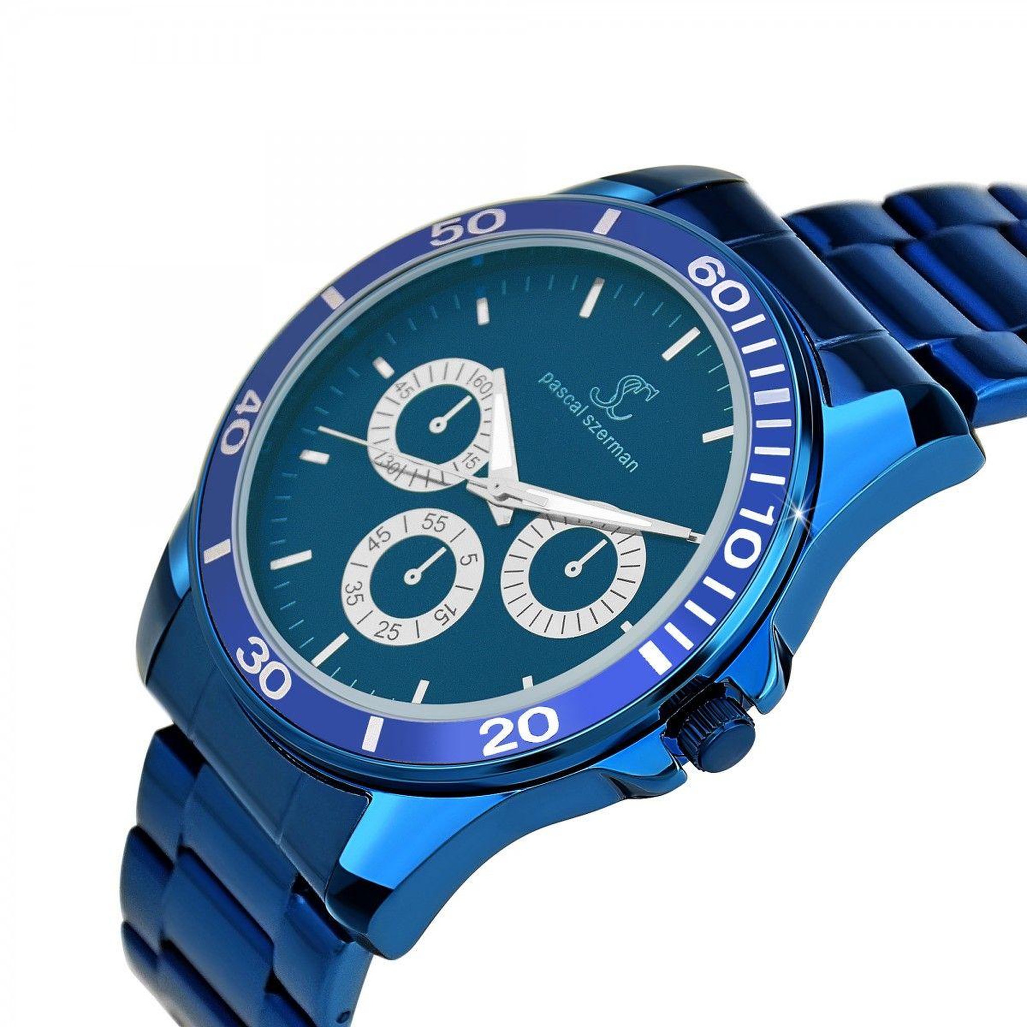 Voir la diapositive 3 : SC CRYSTAL Montre homme quartz par Pascal Szerman