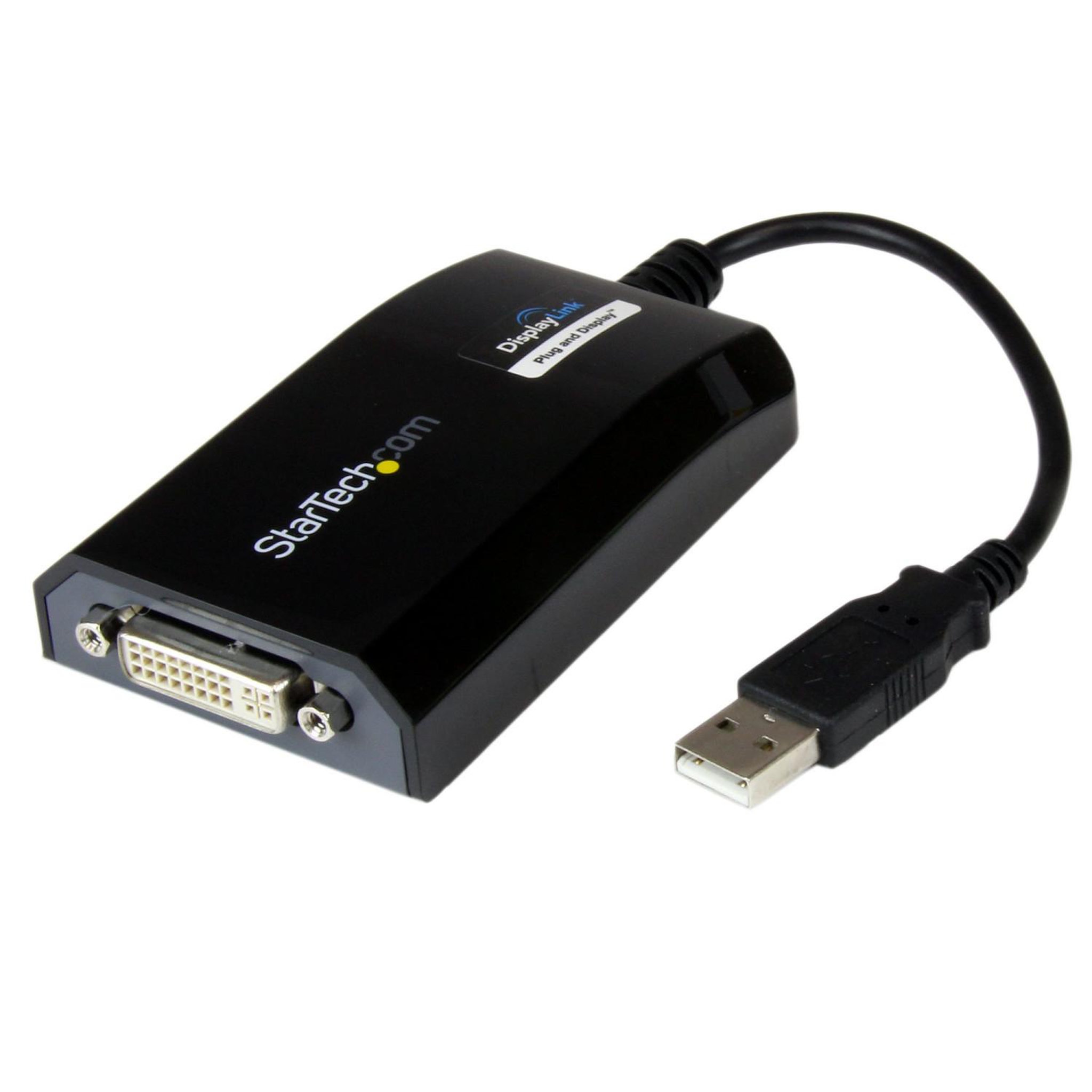 Voir la diapositive 2 : Startech Startech.com adaptateur usb vers dvi - 1920x1200 - carte graphique et vidéo externe - câble adaptateur d'écran double - compatible mac et windows