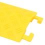 Voir la diapositive 4 : VIDAXL Rampes de protection de cable 4 pcs 98,5 cm Jaune