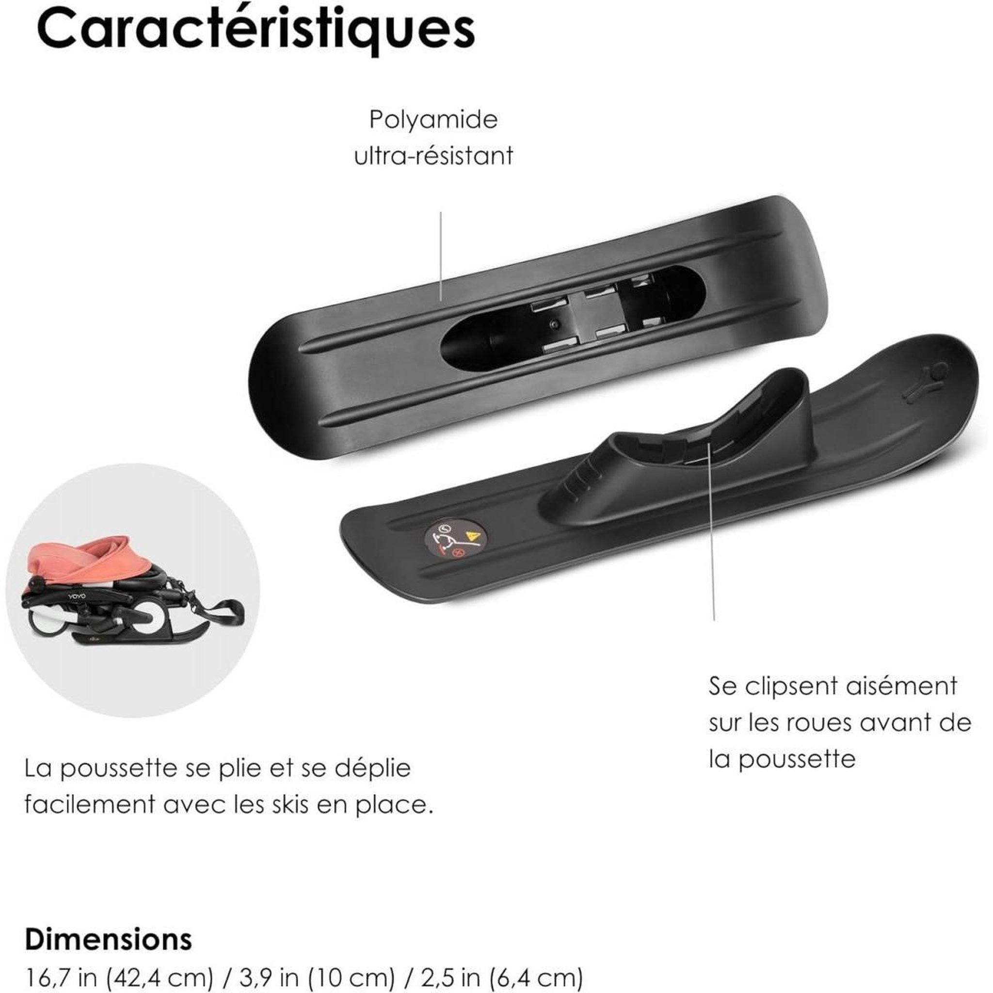 Voir la diapositive 3 : STOKKE Skis ® YOYO® - couleur Noir