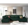 Voir la diapositive 2 : LISA DESIGN Vermont - canapé panoramique d'angle gauche - 7 places - xxl - en velours