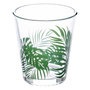 Voir la diapositive 2 : SECRET DE GOURMET Lot de 6 Gobelets en Verre  Palme  33cl Vert