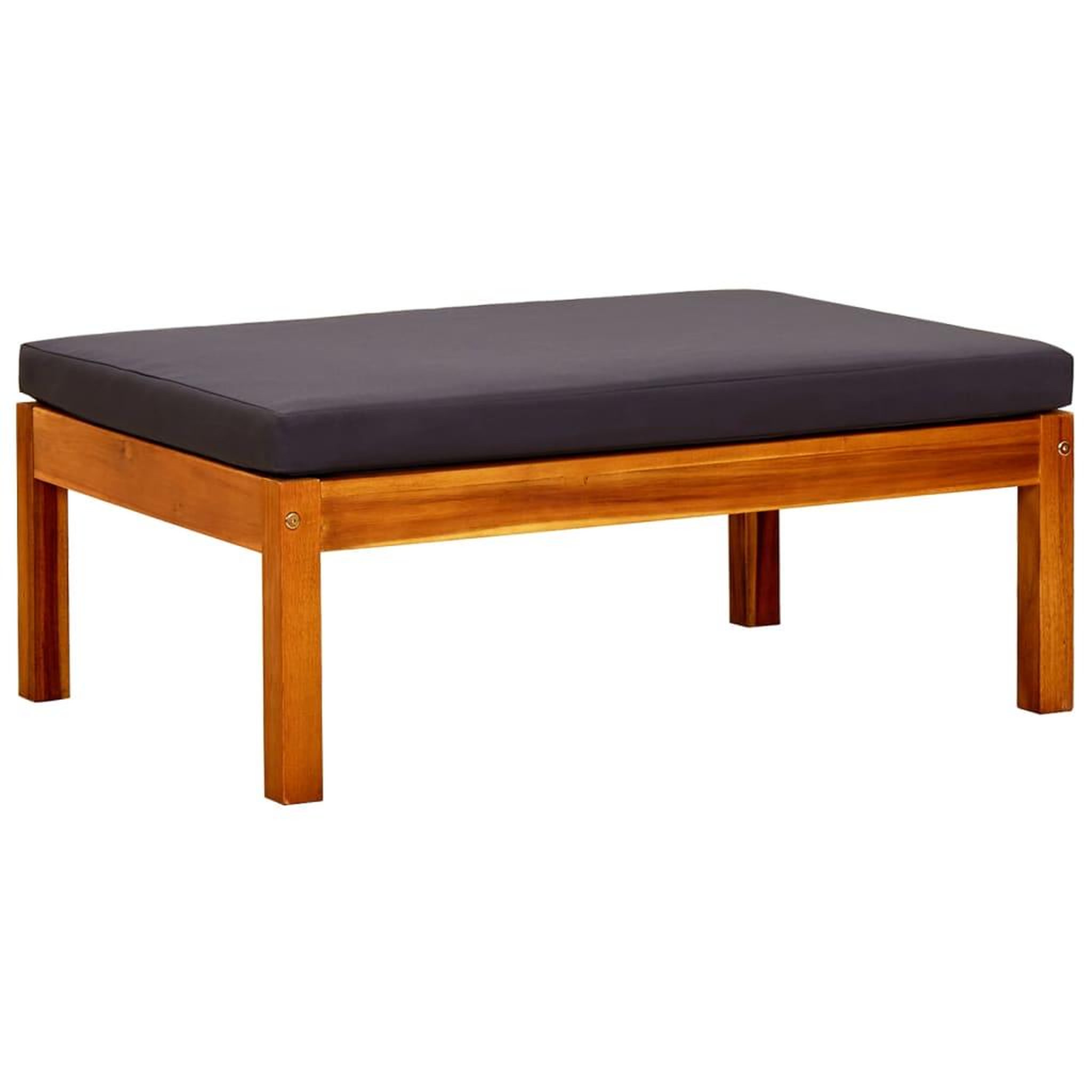 Voir la diapositive 2 : VIDAXL Repose-pieds de jardin lot de 2 Bois d'acacia massif