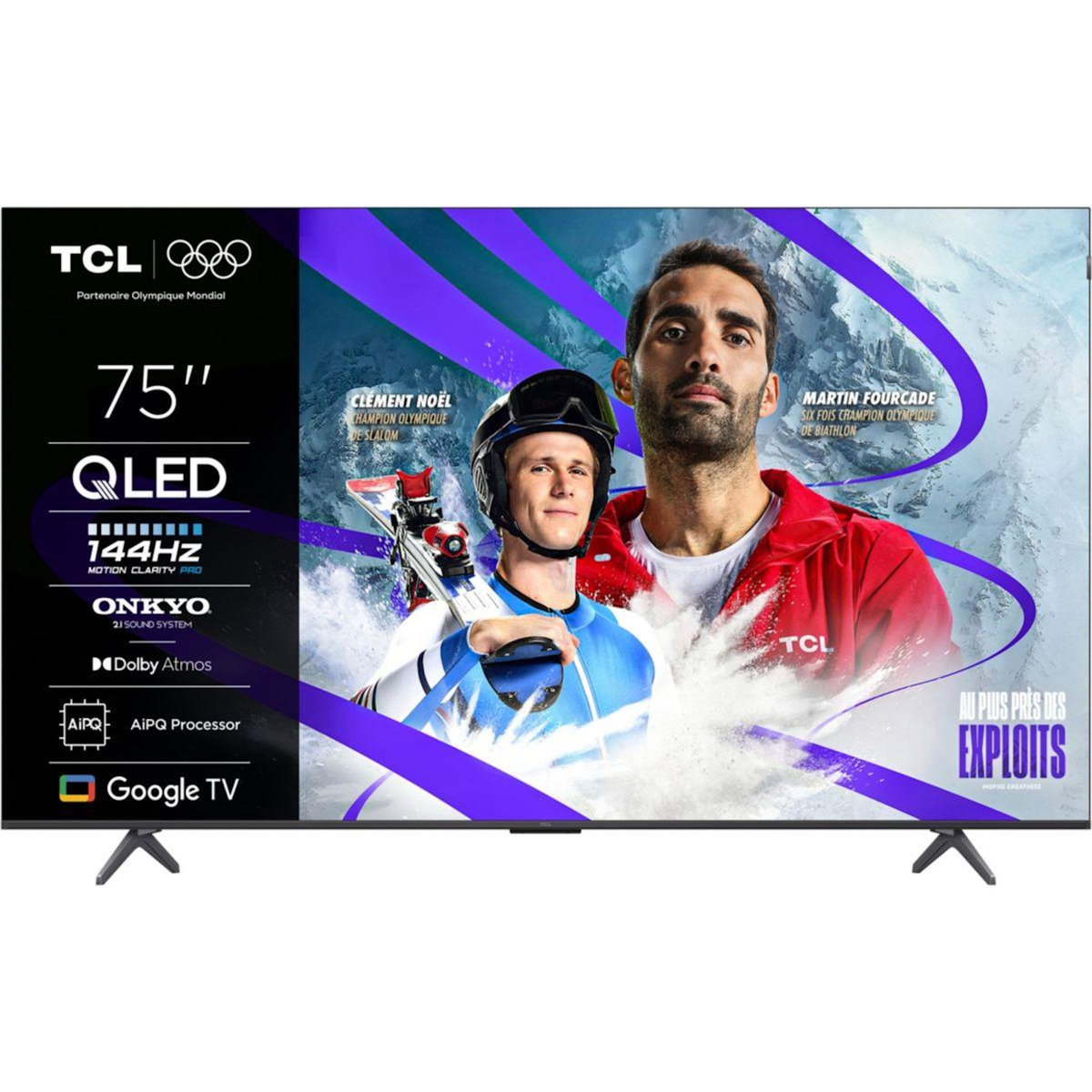 TCL TV QLED 75P89K 144Hz 2025-75 pouces (189cm)