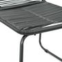 Voir la diapositive 3 : VIDAXL Chaises d'exterieur lot de 2 Resine tressee Noir