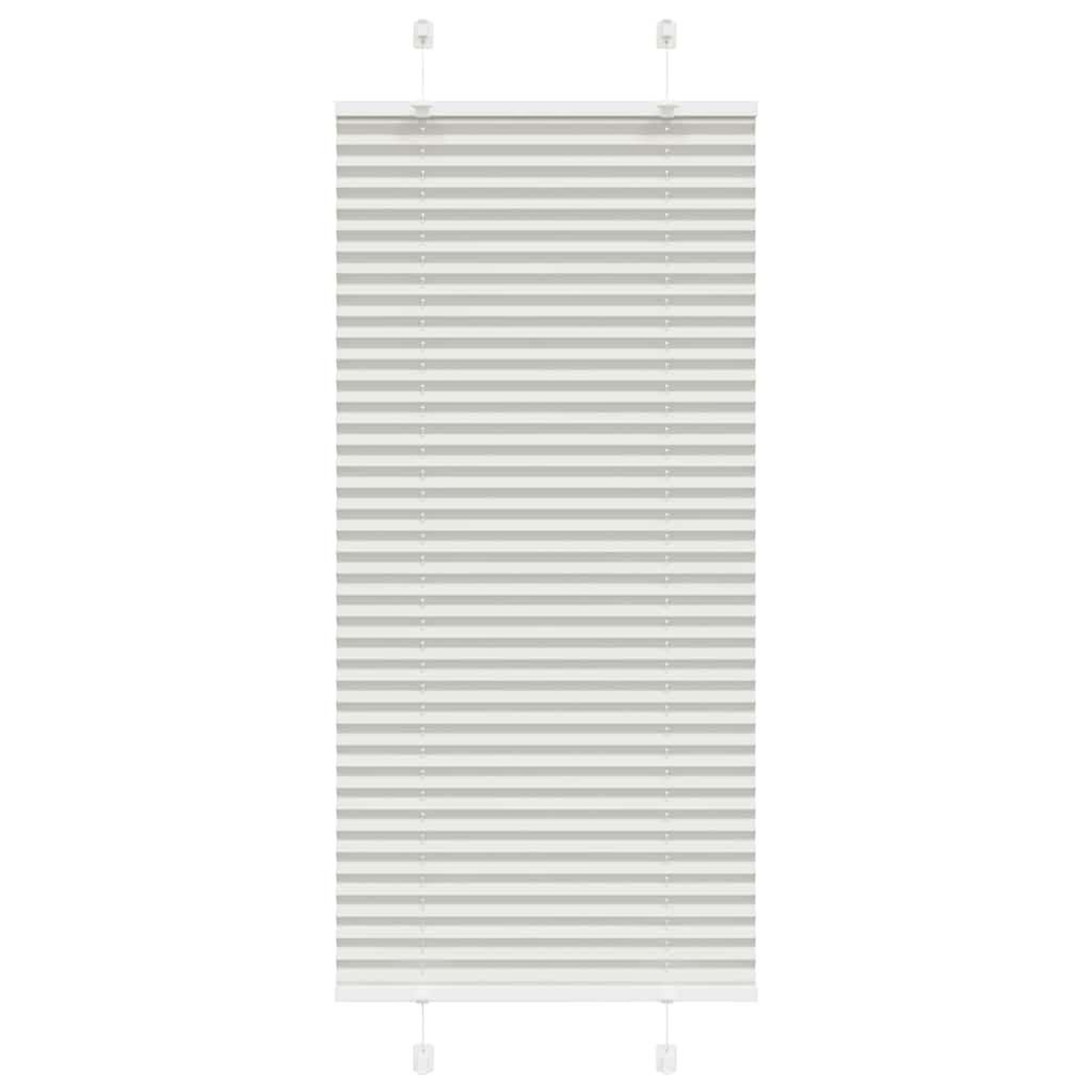 VIDAXL Store plisse gris clair 60x100 cm largeur du tissu 59,4 cm