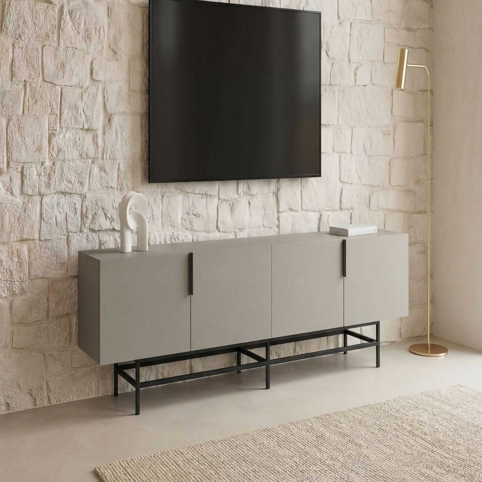 Voir la diapositive 3 : CASANOVA PARIS Soma - meuble tv 200cm en mélamine