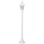 Voir la diapositive 1 : BRILLIANT Lampadaire extérieur - BRILLIANT - NISSIE - Blanc - Métal/Verre - 1xE27 60W - IP44