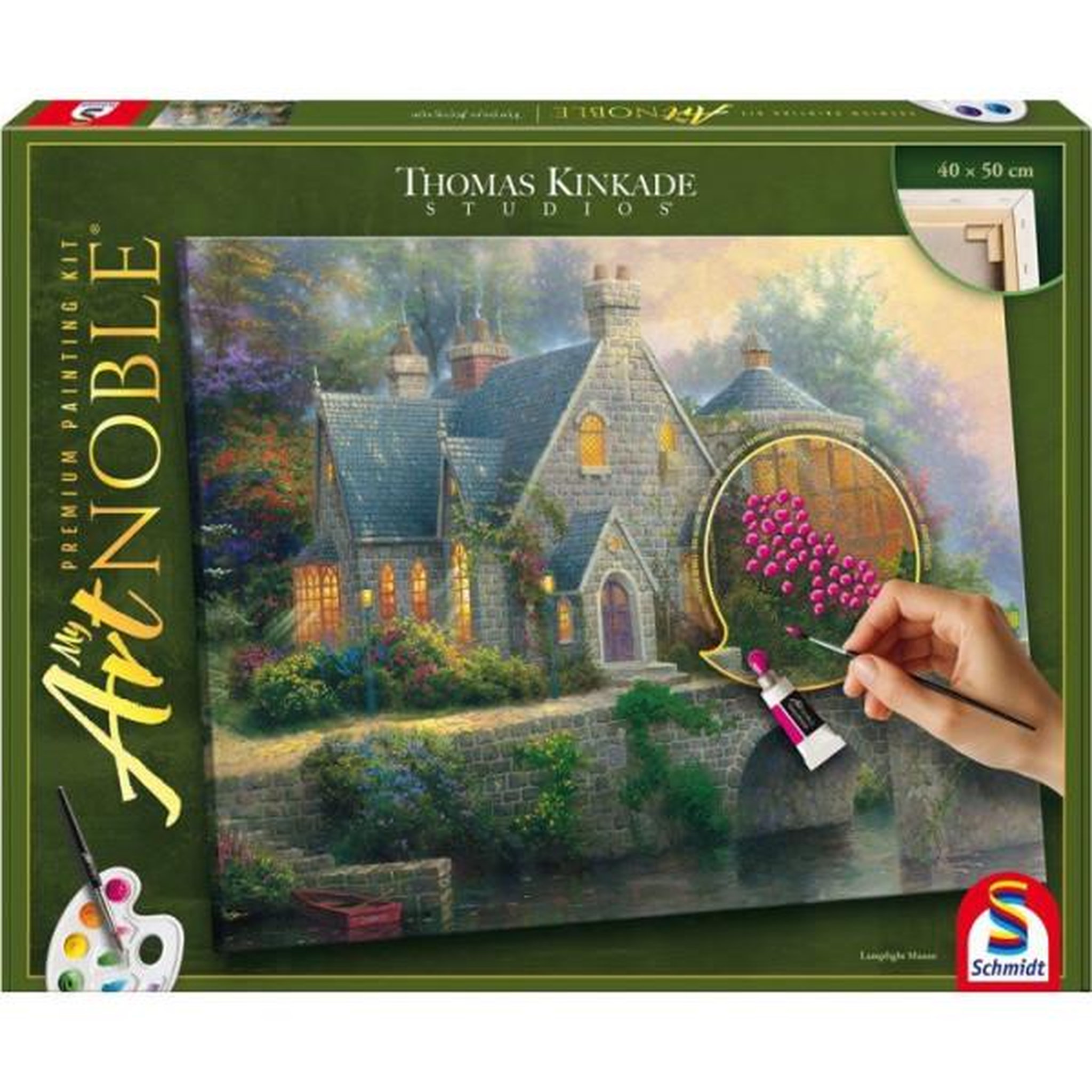 Schmidt Spiele My Art Noble - Kit de peinture Premium - SCHMIDT SPIELE - Manoir Eclairé - Des 12 ans