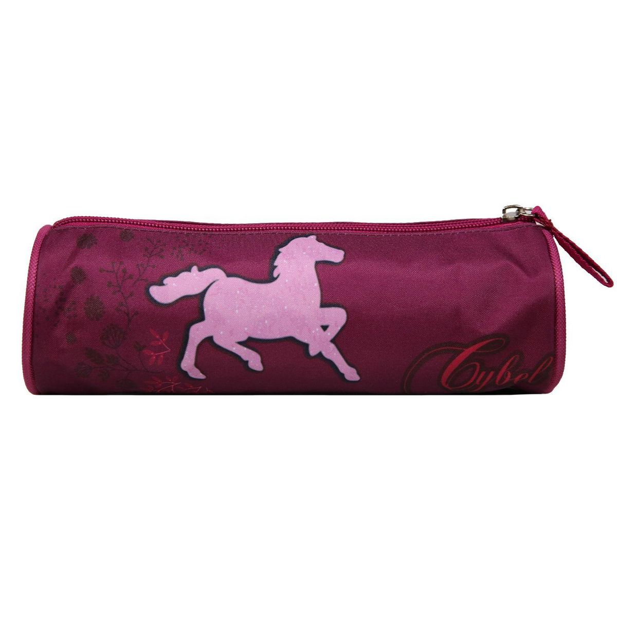 Bagtrotter BAGTROTTER Trousse scolaire ronde Cybel Violette et Rose