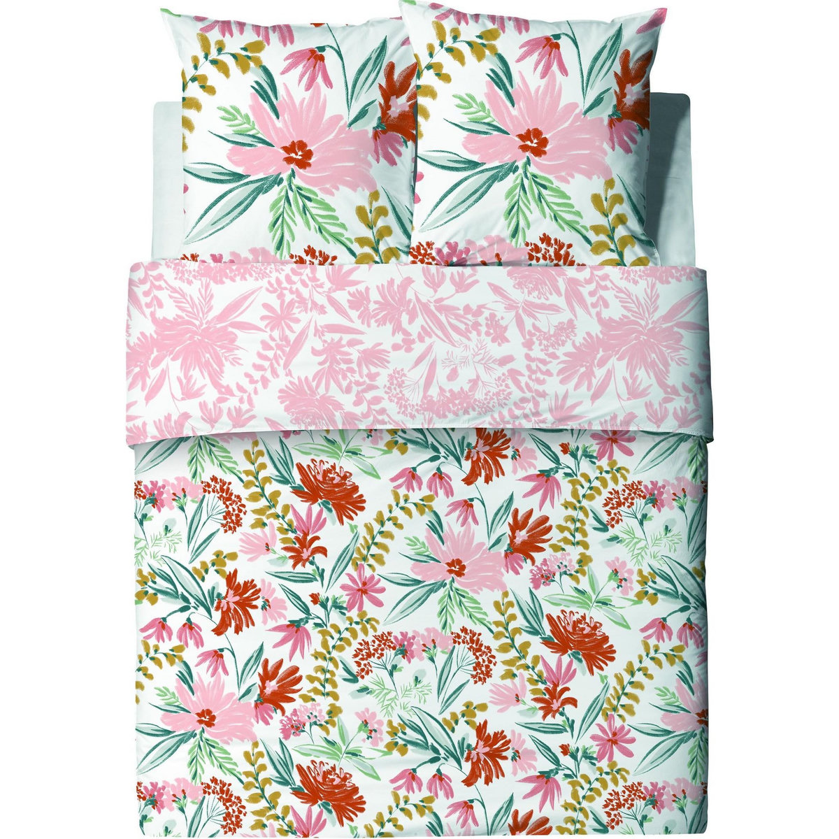 Les Ateliers du Linge Parure housse de couette 100% coton 57fils marna