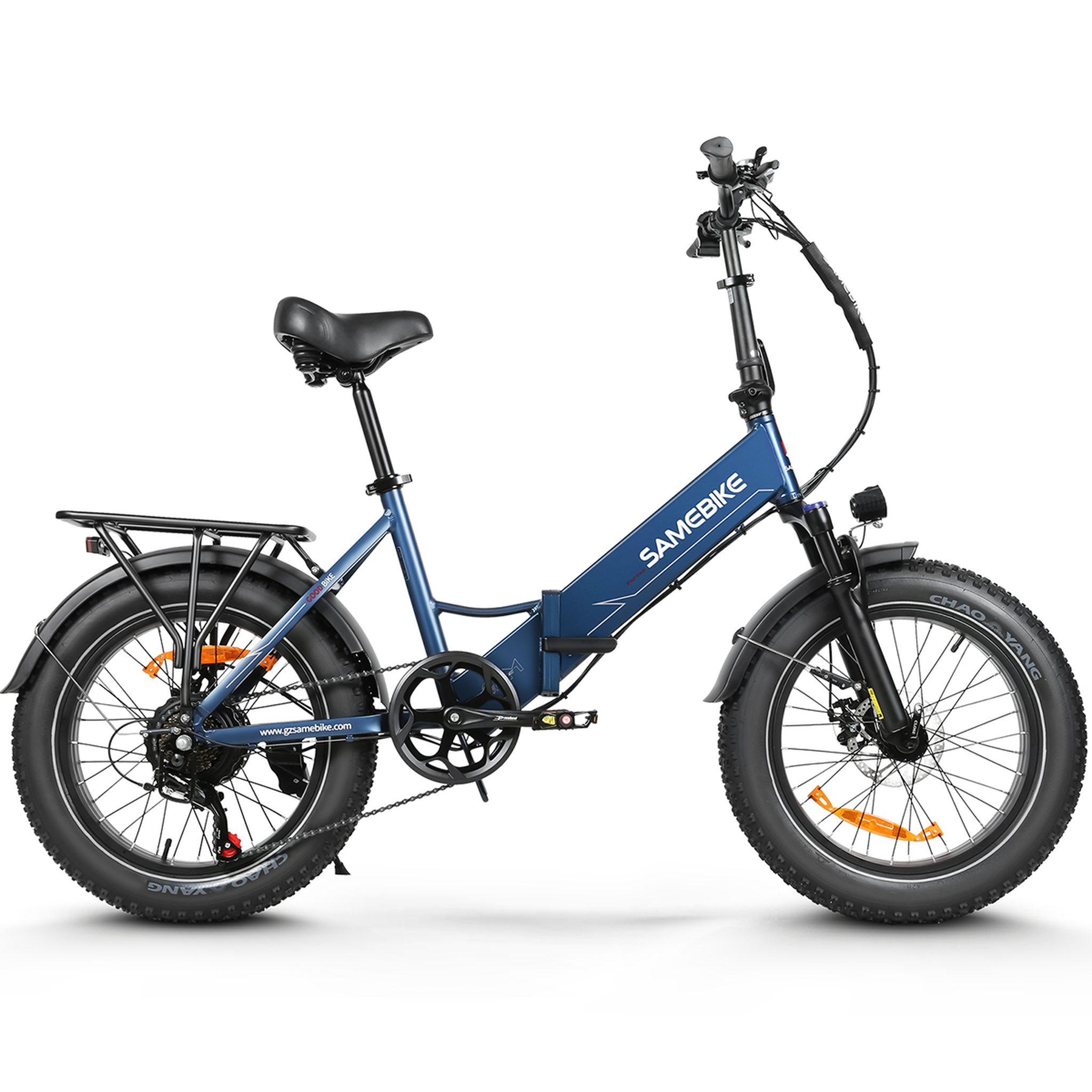 Voir la diapositive 3 : SAMEBIKE Vélo électrique pliant SAMEBIKE LOTDM200-II