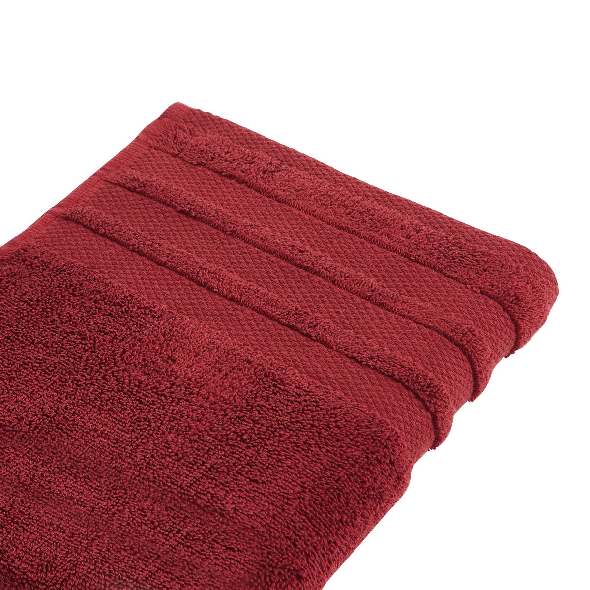 ACTUEL Serviette de toilette unie en coton 500 g/m²