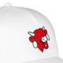 Voir la diapositive 3 : FREEGUN Casquette baseball homme en coton La Vache Qui Rit Cow
