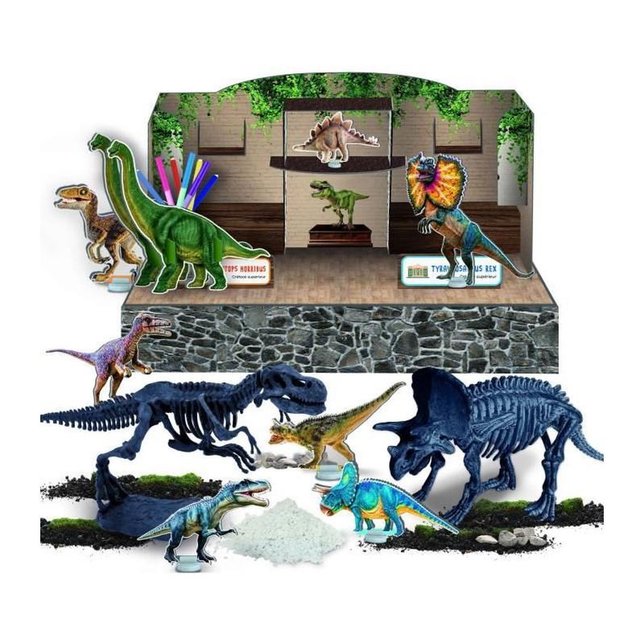 Voir la diapositive 2 : LISCIANI GIOCHI Génius Science - jeu scientifique - la science de la paleonthologie - LISCIANI