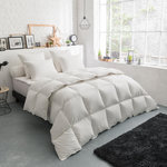 DODO Couette Thermoduv TEMPEREE - 70% Duvet d'Oie. Coloris disponibles : Blanc