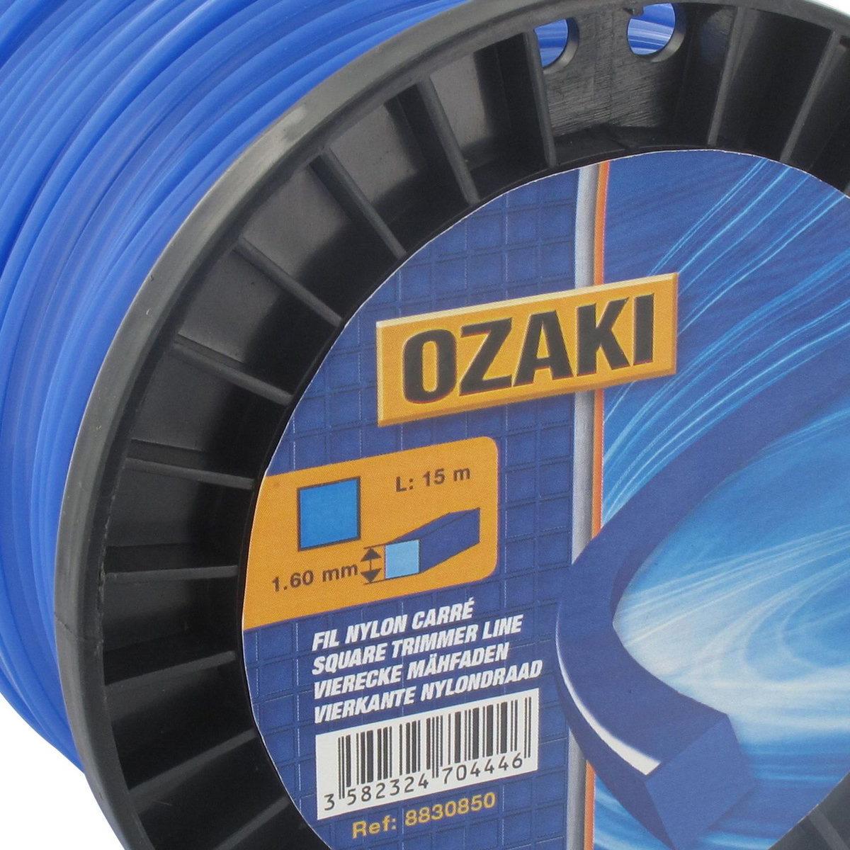 OZAKI Fil nylon carré d. 2 mm 