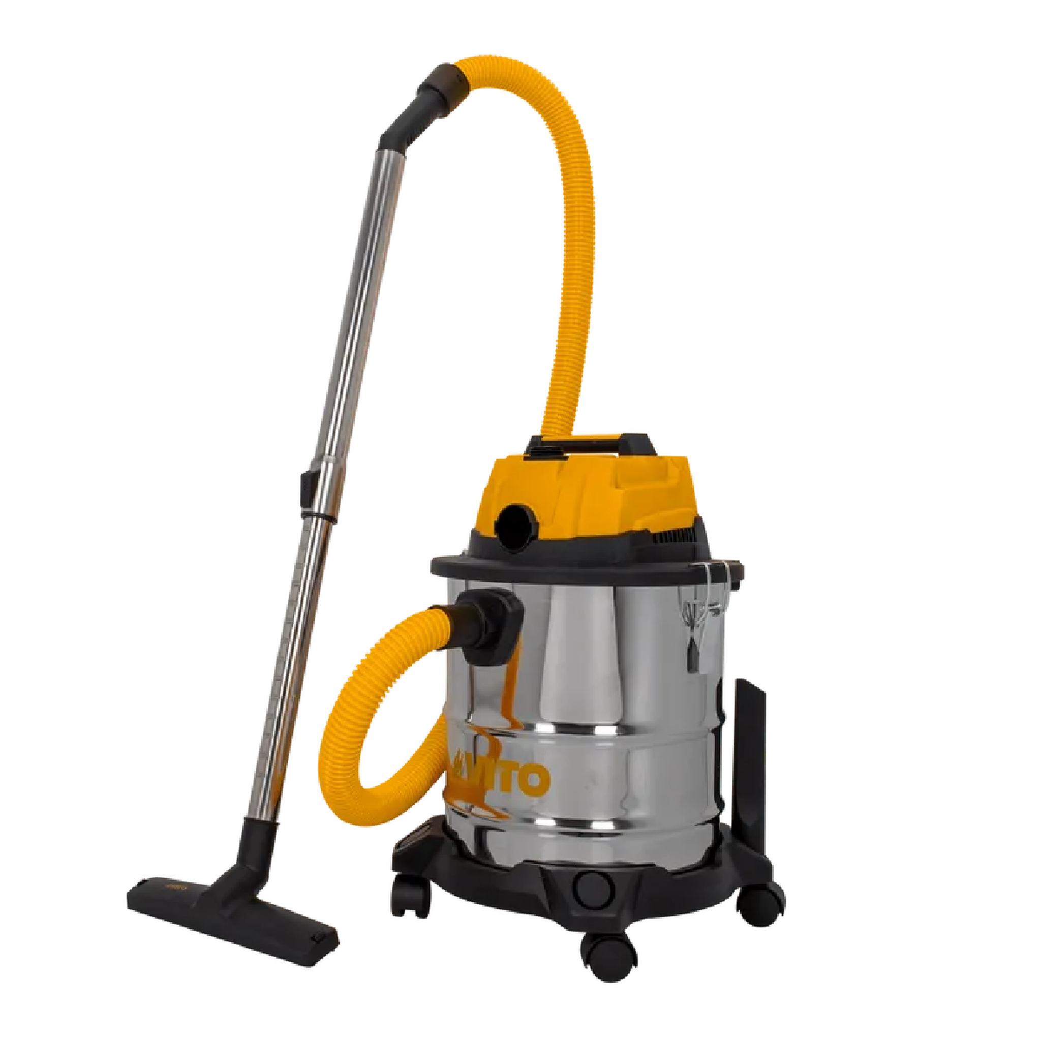 Voir la diapositive 2 : VITO Aspirateur 20v sans fil eau et poussières cuve inox 20l + batterie lithium 2ah vito