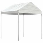 VIDAXL Belvedere avec toit blanc 2,28x2,23x2,69 m polyethylene