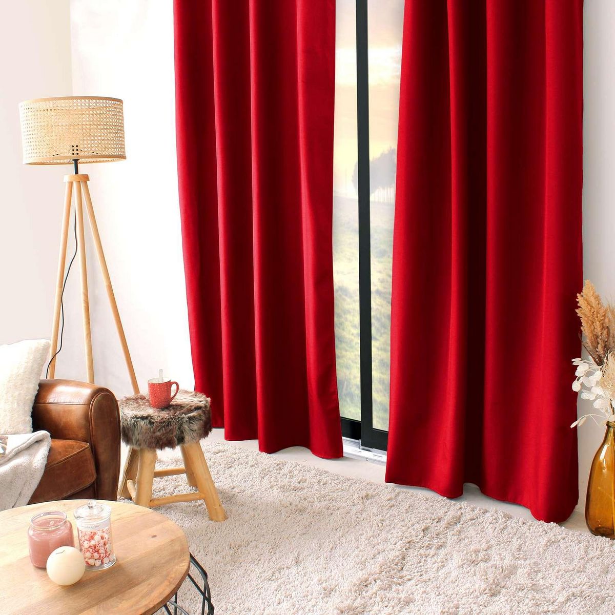 TOILINUX Rideau thermique Glacier