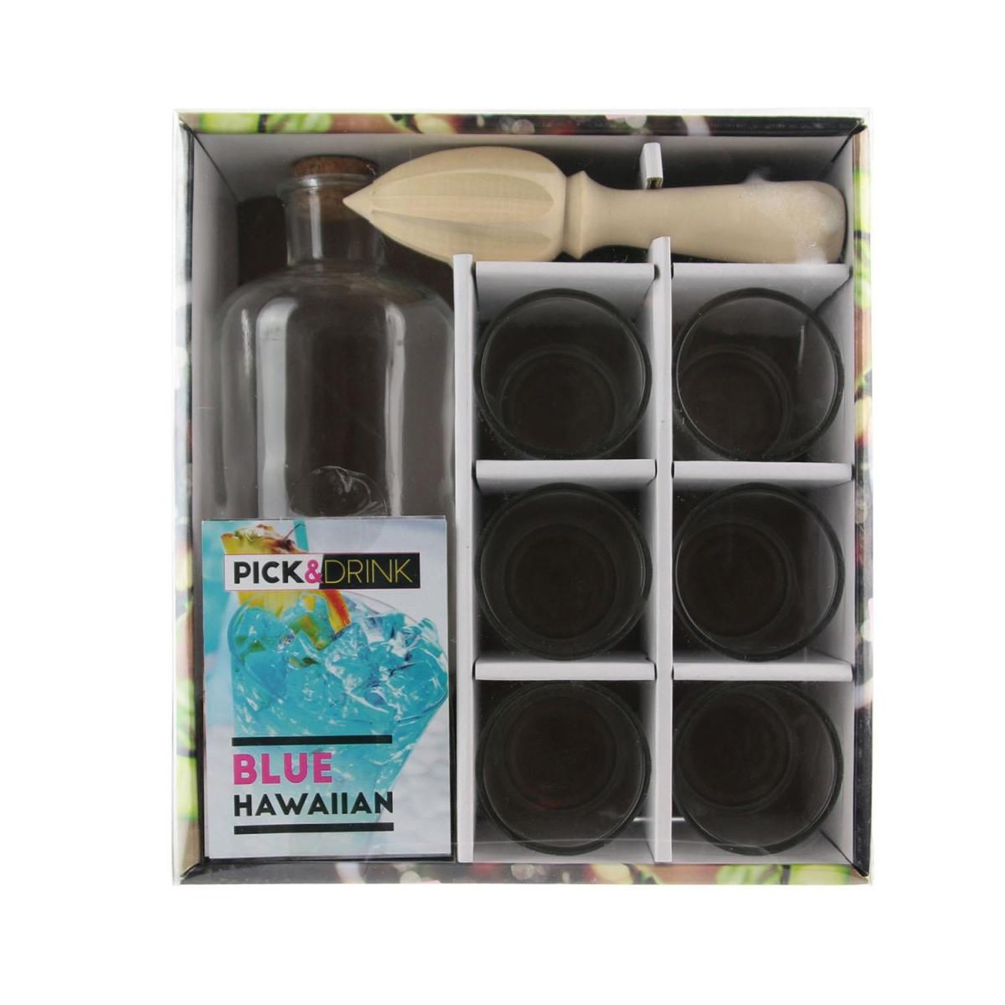 Voir la diapositive 3 : COOK CONCEPT Coffret cocktail 9 pièces  rhumerie  16cm transparent