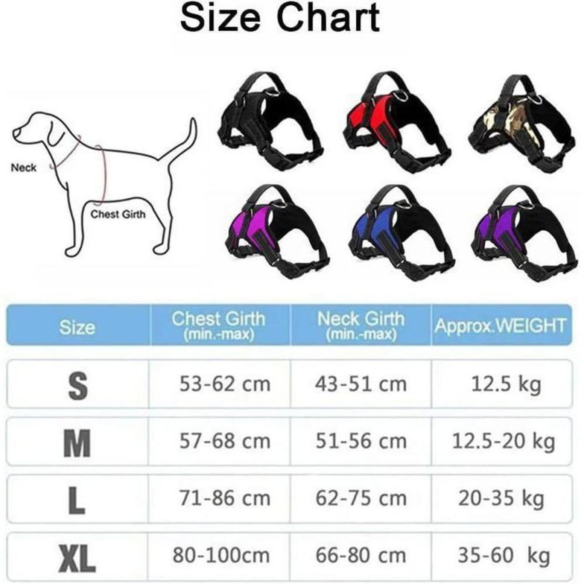 Voir la diapositive 4 : Harnais pour chien sans traction taille S noir en tissu Oxford, poignée supérieure rembourrée, bretelles nylon et lanières réfléchissantes