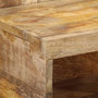 Voir la diapositive 5 : VIDAXL Table de chevet 50x27x50 cm bois massif de manguier brut
