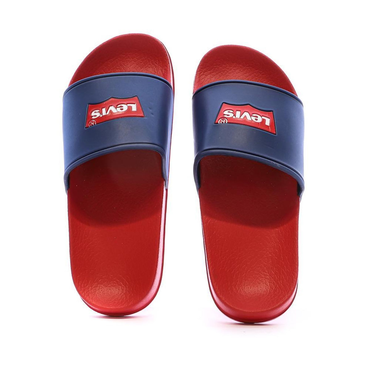 Levi's Claquettes Rouge/Marine Garçon Levi's  Pool