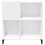 Voir la diapositive 5 : VIDAXL Armoire a disques blanc 84,5x38x89 cm bois d'ingenierie