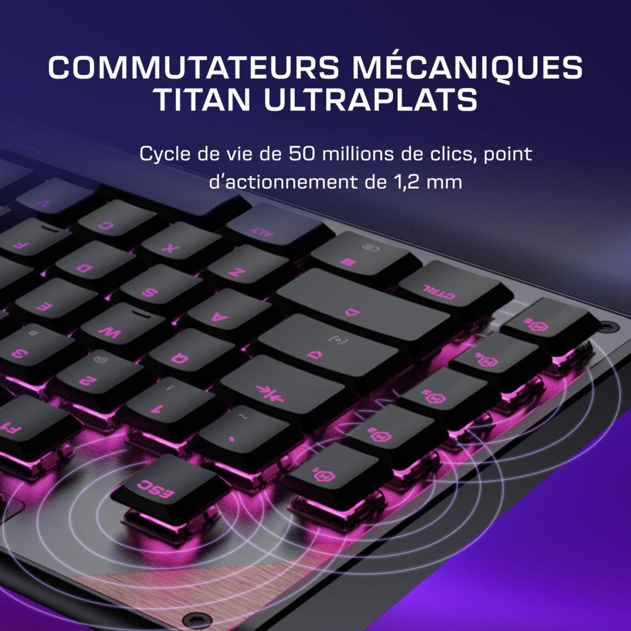 Voir la diapositive 4 : Turtle Beach Clavier gamer Command KB5 Wired Noir FR