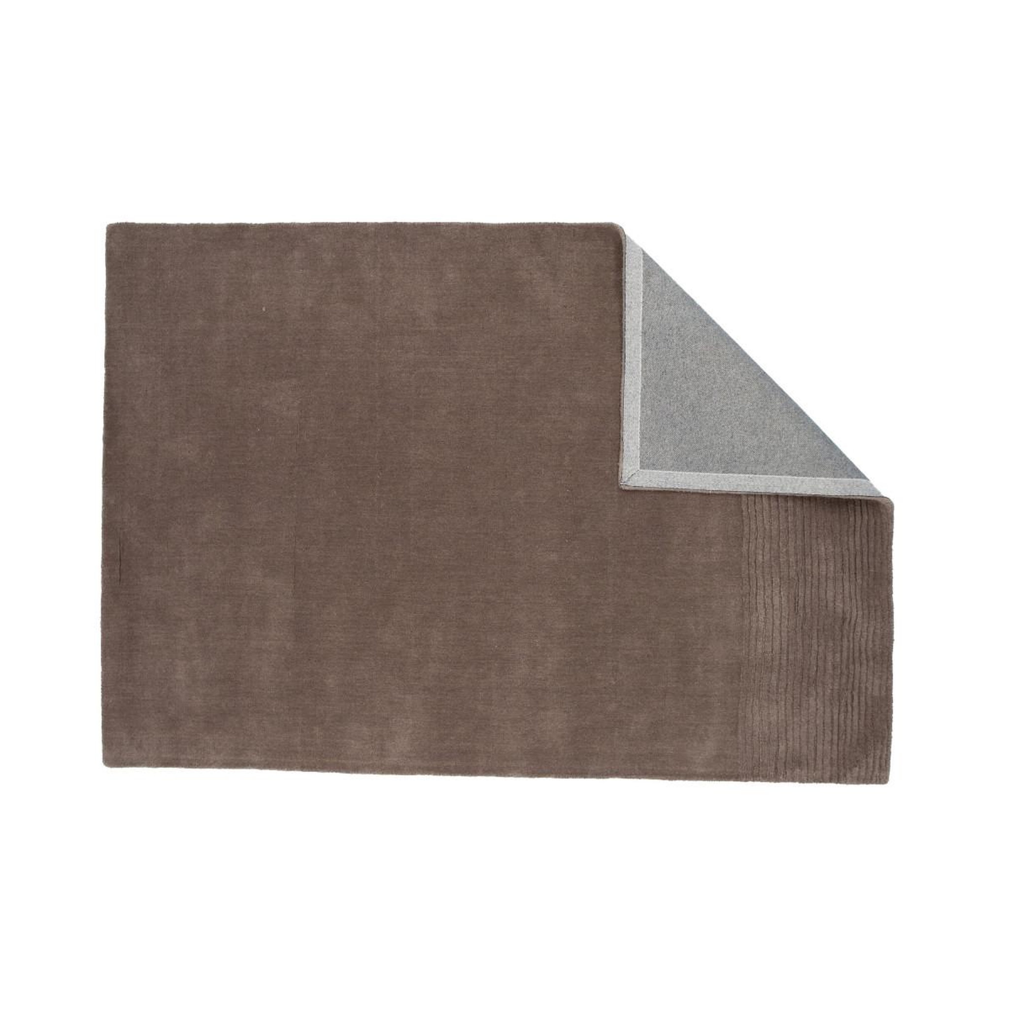 Voir la diapositive 2 : Paris Prix Tapis déco en laine  matteo  253x350cm marron