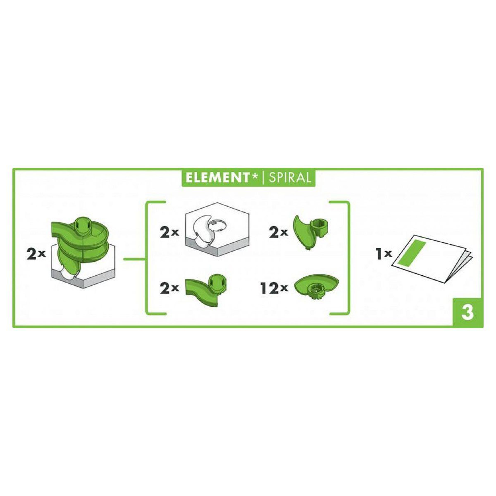 Voir la diapositive 4 : RAVENSBURGER Construction circuit bille Ravensburger GraviTrax Elément Spiral